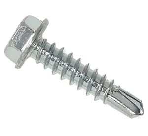 Tornillo autoperforante hexagonal galvanizado #10x3/4'' 200 un