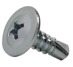 Tornillo autoperforante galvanizado #8x1'' 200 un