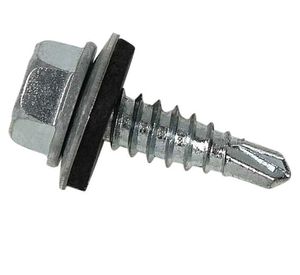 Tornillo autoperforante con golilla #12x2-1/2'' 200 un