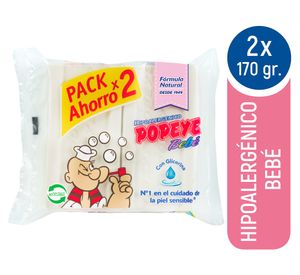 Jabón Súper bebé 170g 2 un.