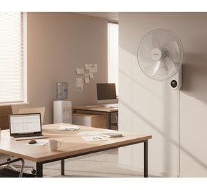 Ventilador muro 55W blanco