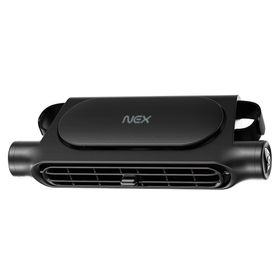 Ventilador respaldo autos USB slim negro