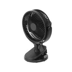Ventilador personal escritorio clip 6'' negro