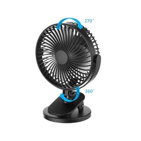 Ventilador personal escritorio clip 6'' negro
