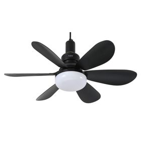 Lámpara con ventilador 40W negro