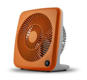 Ventilador Mini Box 7'' naranjo