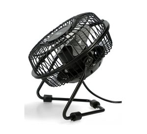 Ventilador USB negro 4''