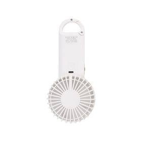 Ventilador recargable USB blanco