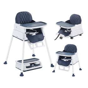 Silla comer 4 en 1 Florencia azul