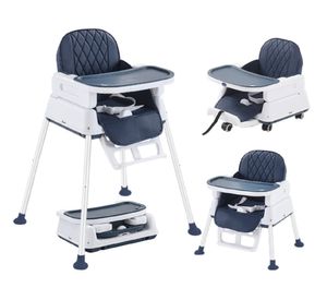 Silla comer 4 en 1 Florencia azul