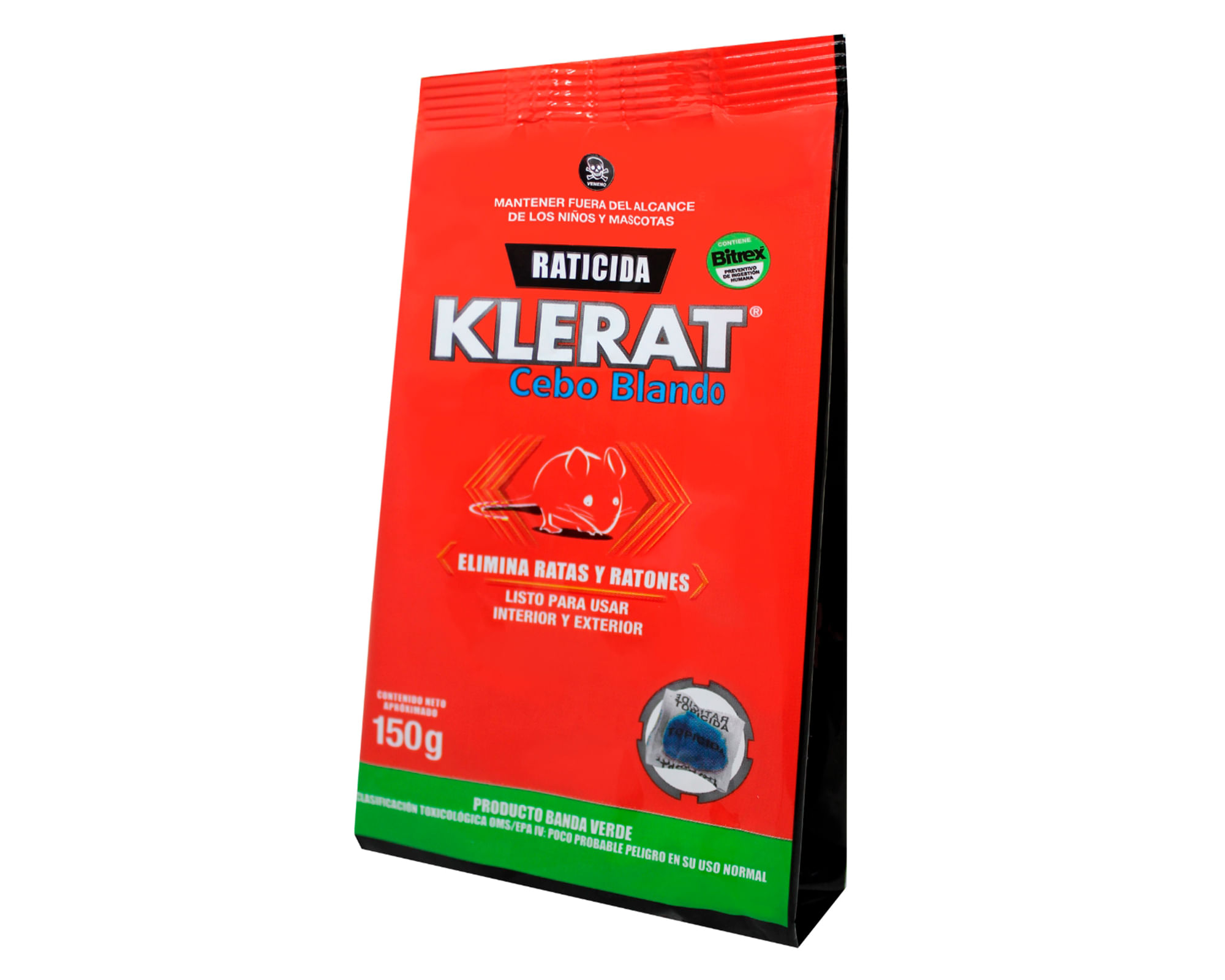 Raticida cebo blando roedor 150 g | Easy.cl