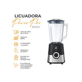 Licuadora Power Pro 800W
