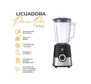 Licuadora Power Pro 800W