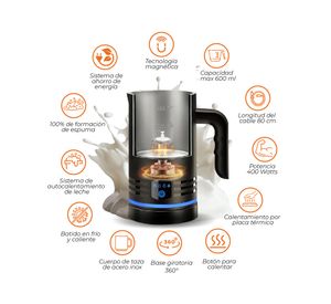 Espumador leche Aerofoam 4 en 1