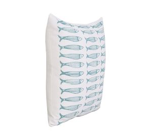 Cojín algodón Riviera peces 45x45 cm