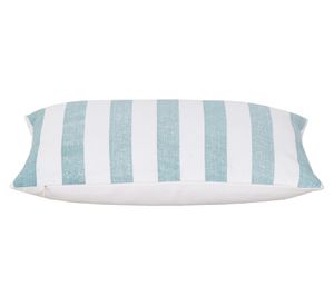 Cojín algodón Riviera líneas celestes 30x50 cm