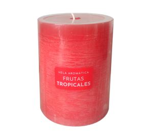 Vela pilar rojo 9x6.8 cm
