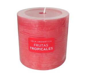 Vela pilar rojo 7x6.8 cm