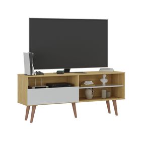 Rack TV 65'' Summer blanco/madera