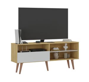 Rack TV 65'' Summer blanco/madera
