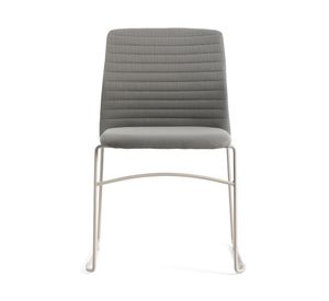 Silla oficina visita Taipei gris/blanco