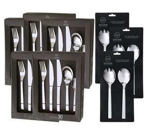 Set cubiertos Acero inoxidable 156 Piezas