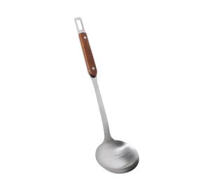 Utensilios cocina Acero inoxidable mango madera 3 piezas SET-AHCOC08