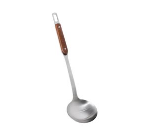 Utensilios cocina Acero inoxidable mango madera 2 piezas SET-AHCOC02