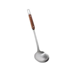 Utensilios cocina Acero inoxidable mango madera 2 piezas SET-AHCOC01