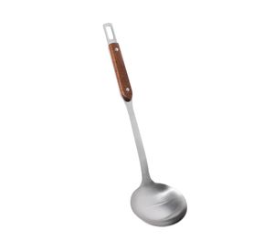 Utensilios cocina Acero inoxidable mango madera 2 piezas SET-AHCOC01