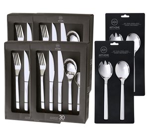 Set cubiertos Acero inoxidable 124 Piezas