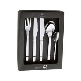 Set cubiertos Acero inoxidable 20 Piezas