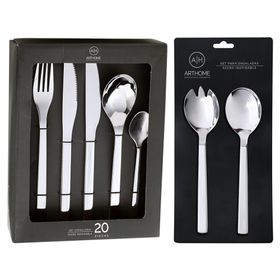 Set cubiertos Acero inoxidable 22 Piezas