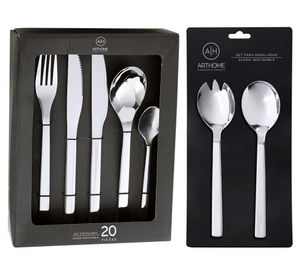 Set cubiertos Acero inoxidable 22 Piezas