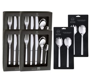 Set cubiertos Acero inoxidable 84 Piezas