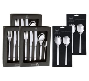 Set cubiertos Acero inoxidable 64 Piezas