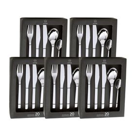 Set cubiertos Acero inoxidable 100 Piezas