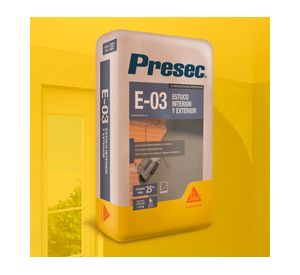 Estuco interior/exterior E03 25 kg
