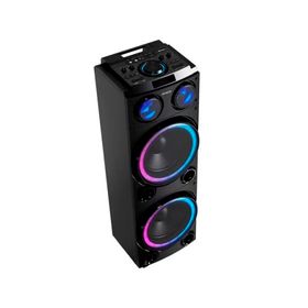 Parlante karaoke Bluetooth radio Fm AWPOC14 negro 50Wx2