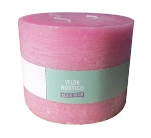 Vela pilar morado 10x12.5 cm