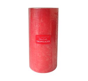Vela pilar rojo 15x6.8 cm