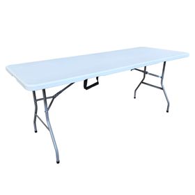 Mesa plegable rectangular 70x180x74 cm