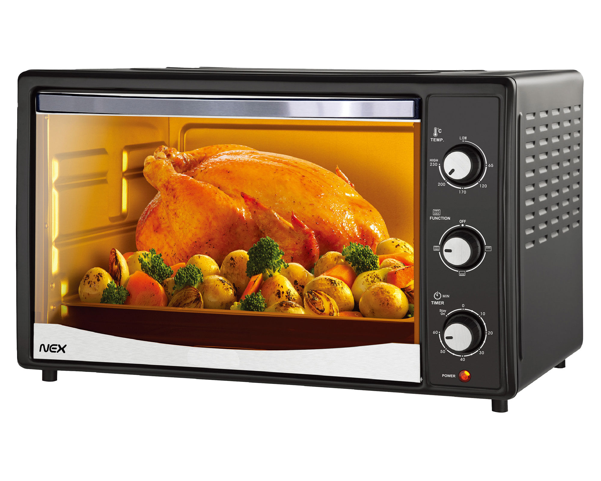 Nex Horno eléctrico EO4620 negro 45lt