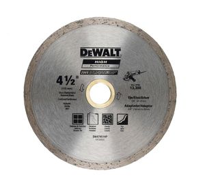 Disco diamantado continuo 4-1/2'' DW47451HP