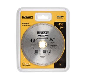 Disco diamantado continuo 4-1/2'' DW47451HP