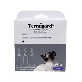 Pipeta tratamiento control infecciones gato 0.50 ml 3 un.