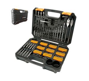 Maletín accesorios puntas/brocas y dados 99 piezas