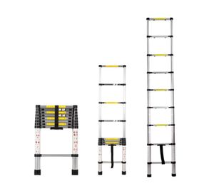Escalera telescópica plegable 2.6 m