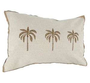Cojín Nativa Palmera poliéster/lino 35x50 cm