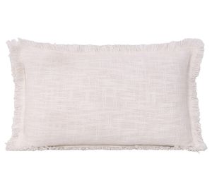 Cojín Artesana algodón crudo 30x50 cm